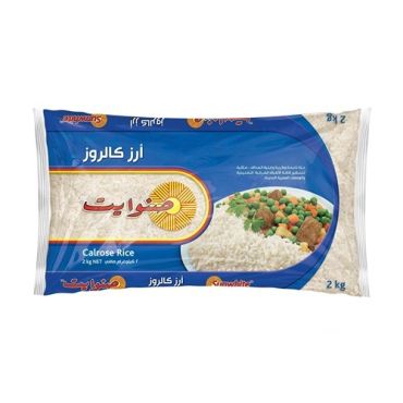 Sun White Calrose Rice 2 Kg, 10 Pieces Per Carton
